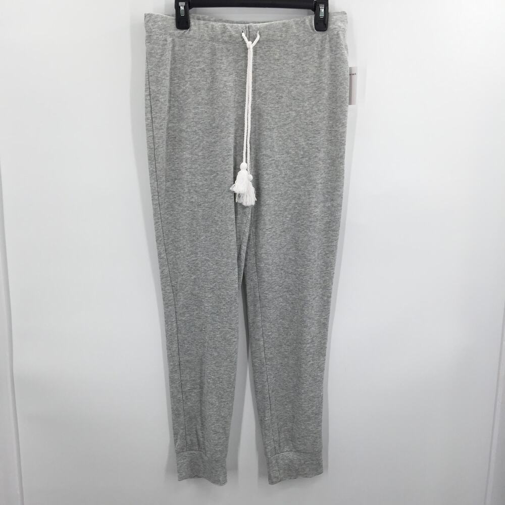 K.I.K.I.T Sweatpants Tassel White Drawstring SZ L
